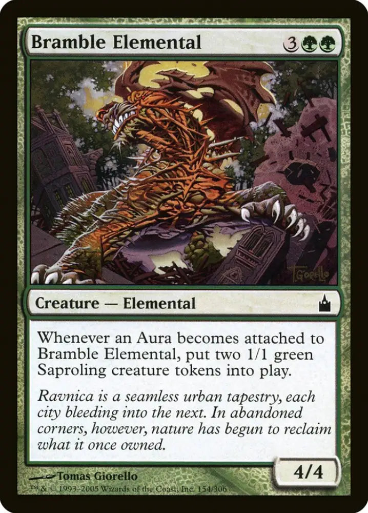 Bramble Elemental [Ravnica: City of Guilds] - MTG Single