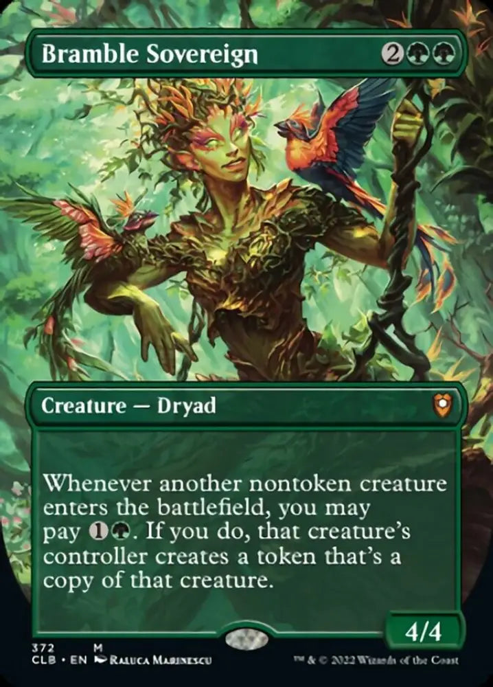 Bramble Sovereign (Borderless Alternate Art) [Commander Legends: Battle for Baldur’s Gate] - MTG Single