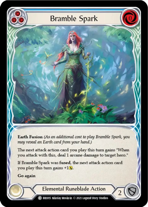 Bramble Spark (Blue) [Tales of Aria Blitz Deck] 1st Edition Normal - Flesh And Blood Single