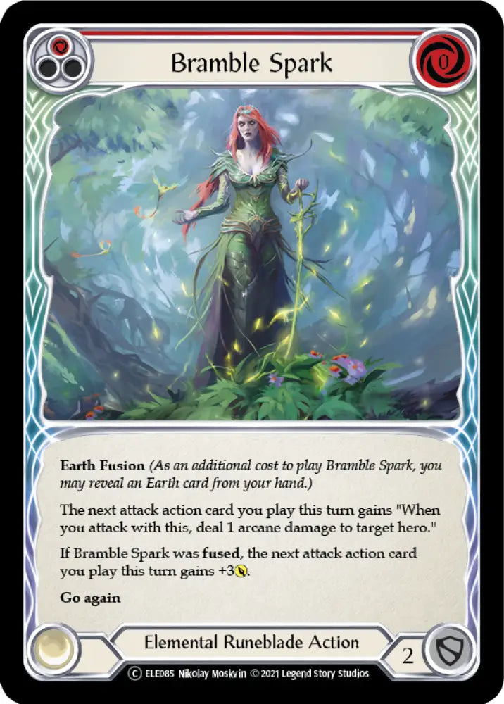 Bramble Spark (Red) [Tales of Aria Unlimited] Unlimited Rainbow Foil - Flesh And Blood Single