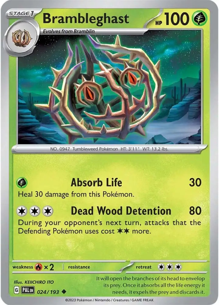 Brambleghast (024/193) [Scarlet & Violet: Paldea Evolved] - Pokemon Single