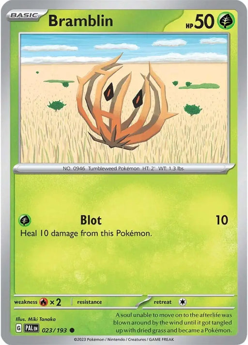 Bramblin (023/193) [Scarlet & Violet: Paldea Evolved] - Pokemon Single