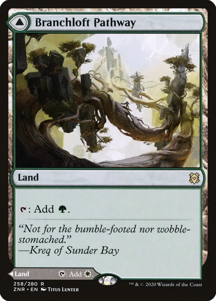 Branchloft Pathway // Boulderloft Pathway [Zendikar Rising] - MTG Single
