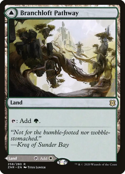 Branchloft Pathway // Boulderloft Pathway [Zendikar Rising] - MTG Single