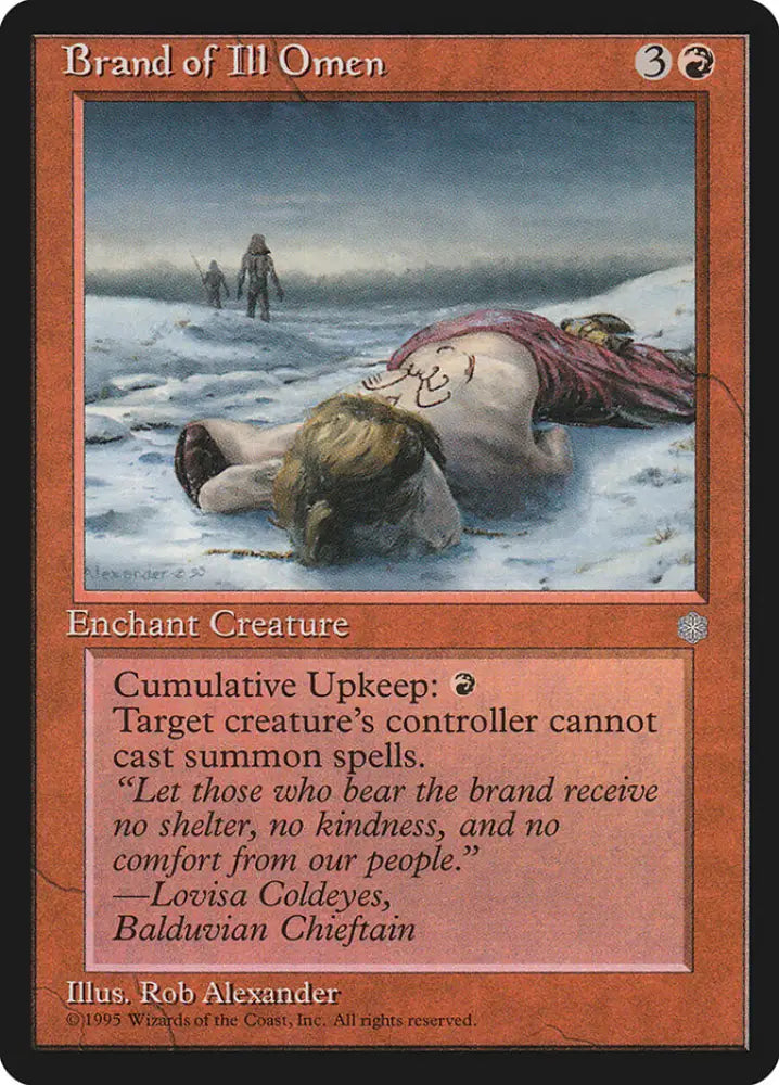 Brand of Ill Omen [Ice Age] - MTG Single