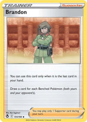 Brandon (151/195) [Sword & Shield: Silver Tempest] - Pokemon Single