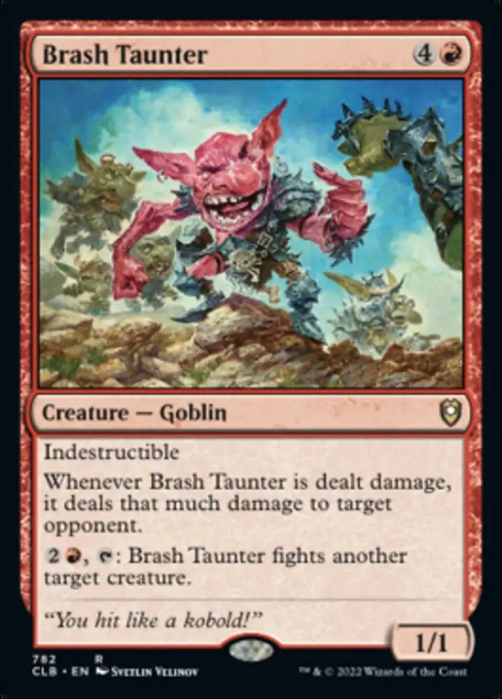 Brash Taunter [Commander Legends: Battle for Baldur’s Gate] - MTG Single