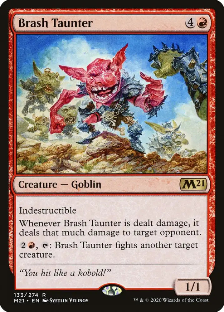 Brash Taunter [Core Set 2021] - MTG Single