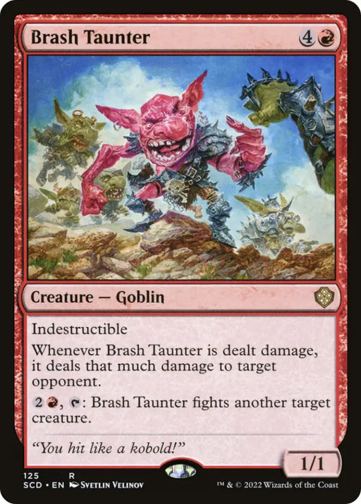Brash Taunter [Starter Commander Decks] - MTG Single