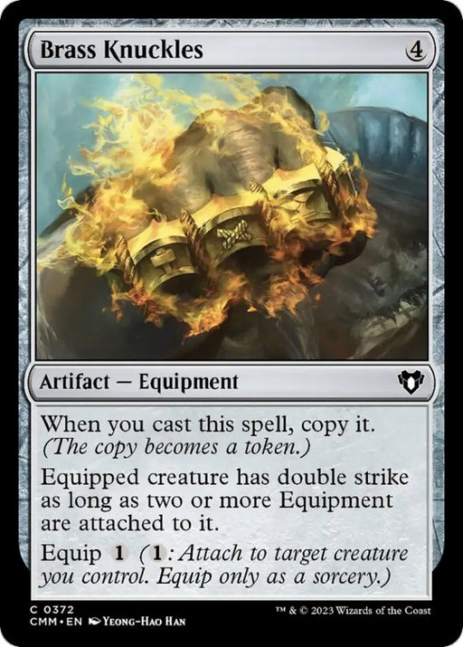Brass Knuckles [Commander Masters] - MTG Single
