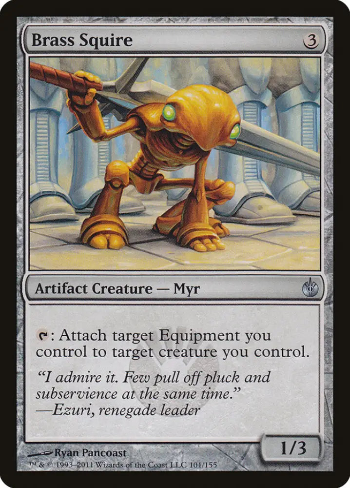 Brass Squire [Mirrodin Besieged] - MTG Single