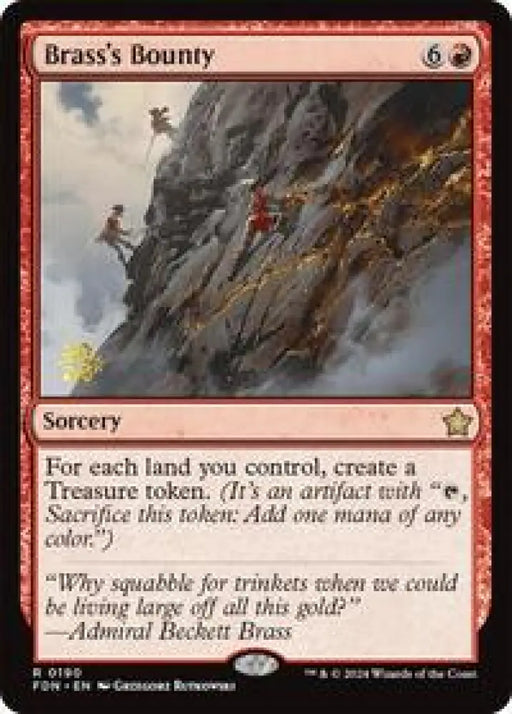 Brass's Bounty (FDN) (190) [Prerelease Cards]