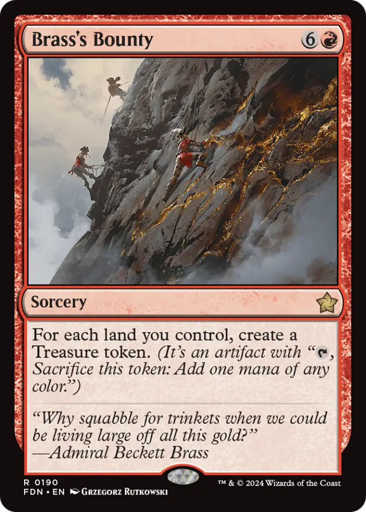 Brass’s Bounty [Foundations] - MTG Single