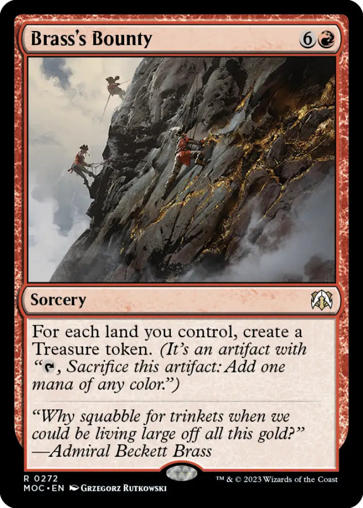 Brass’s Bounty [March of the Machine Commander] - MTG Single