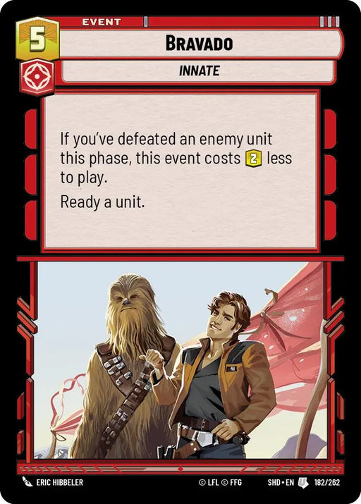 Bravado (182/262) [Shadows of the Galaxy] - Star Wars: Unlimited Single