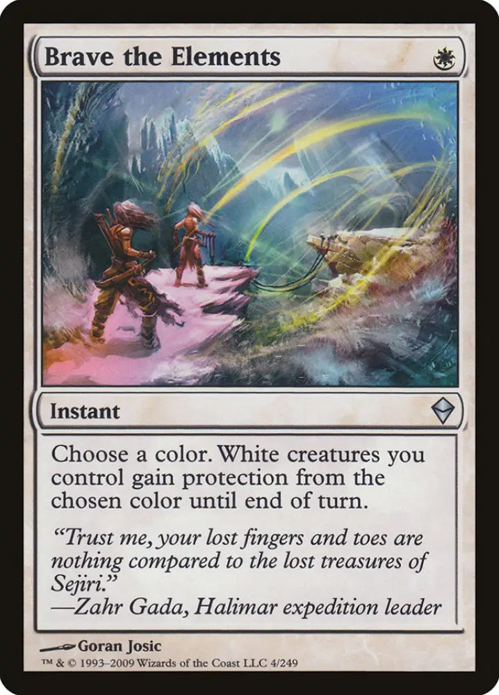 Brave the Elements [Zendikar] - MTG Single