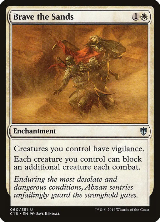 Brave the Sands [Commander 2016] - MTG Single