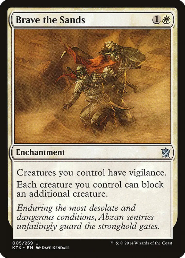 Brave the Sands [Khans of Tarkir] - MTG Single