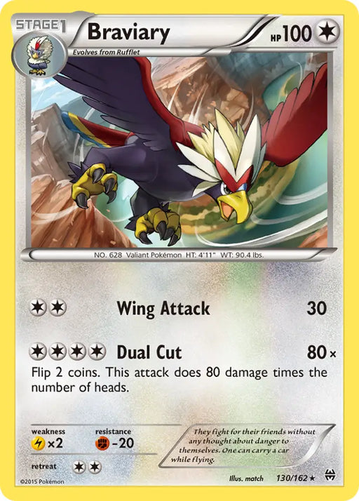 Braviary (130/162) [XY: BREAKthrough] - Pokemon Single