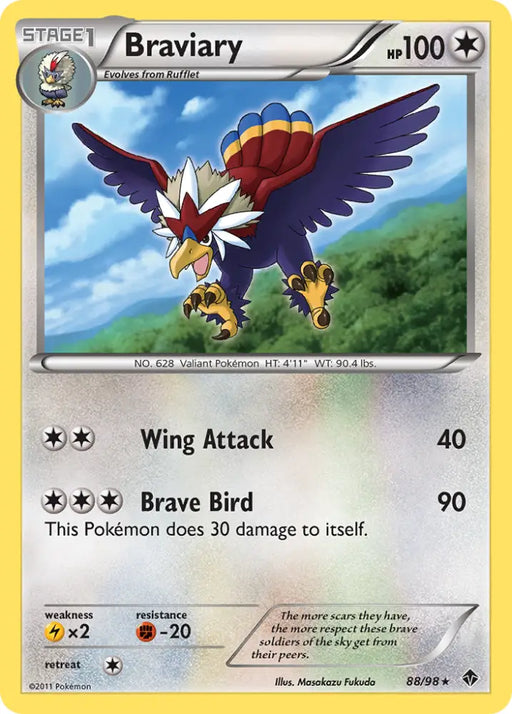 Braviary (88/98) [Black & White: Emerging Powers] - Pokemon Single