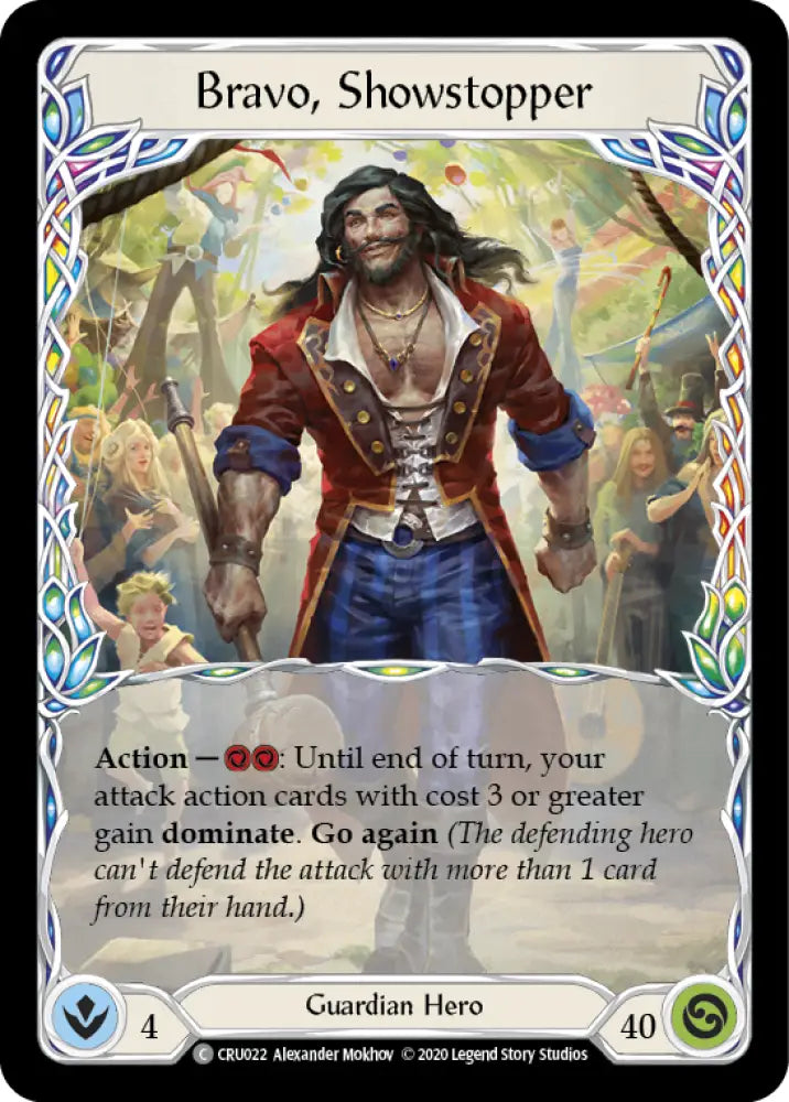 Bravo Showstopper [Crucible of War 1st Edition] 1st Edition Normal - Flesh And Blood Single