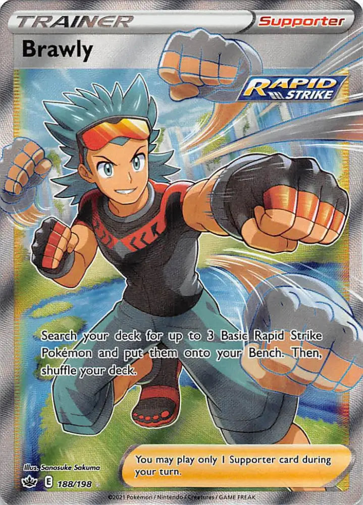 Brawly (188/198) [Sword & Shield: Chilling Reign] - Pokemon Single