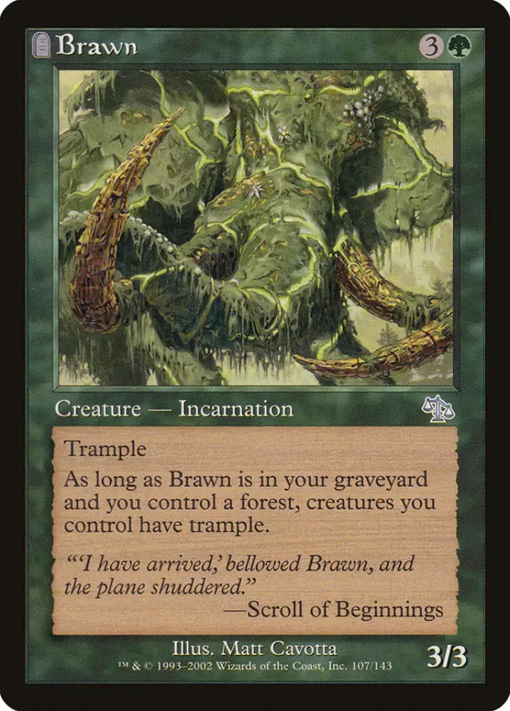 Brawn [Judgment] - MTG Single