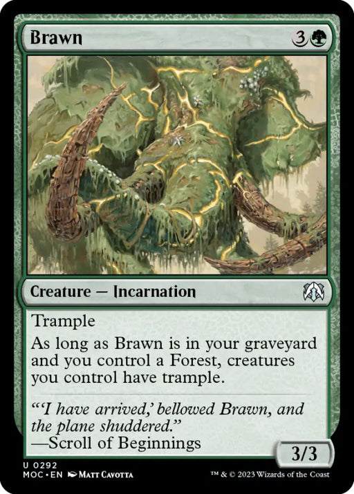 Brawn [March of the Machine Commander] - MTG Single