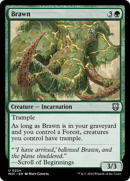 Brawn (Ripple Foil) [Modern Horizons 3 Commander] - MTG Single