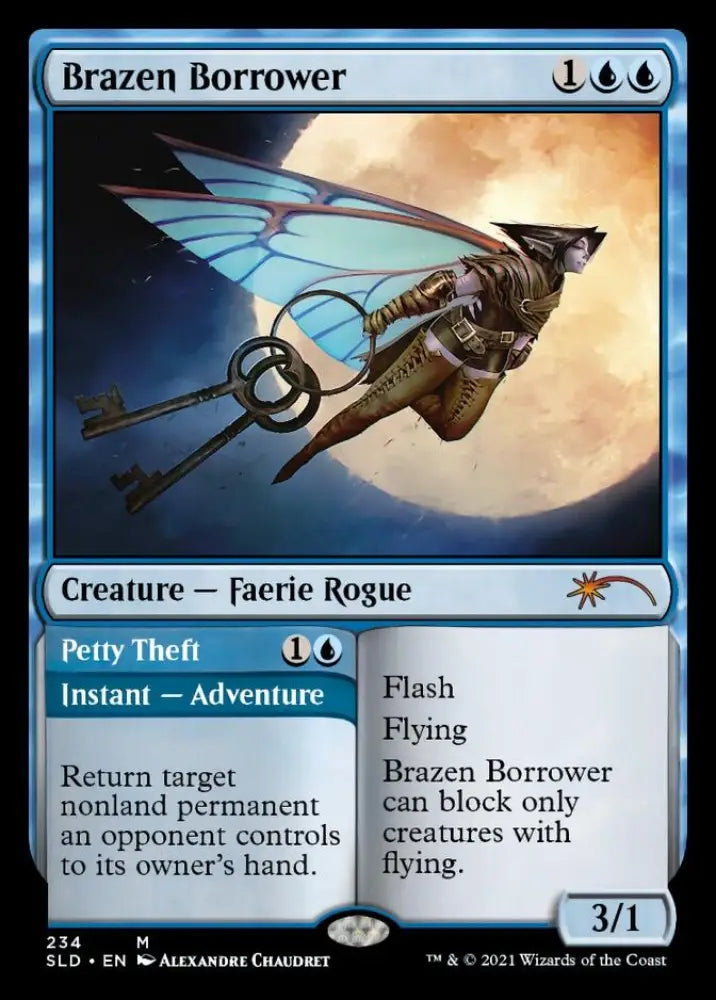 Brazen Borrower // Petty Theft [Secret Lair Drop Series] - MTG Single