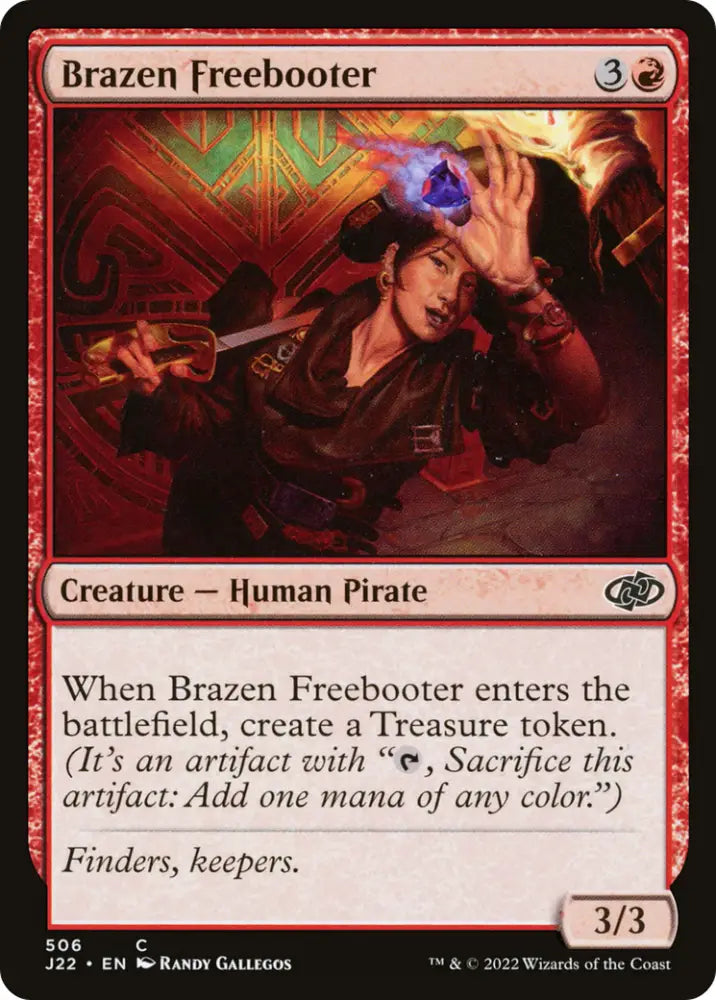 Brazen Freebooter [Jumpstart 2022] - MTG Single