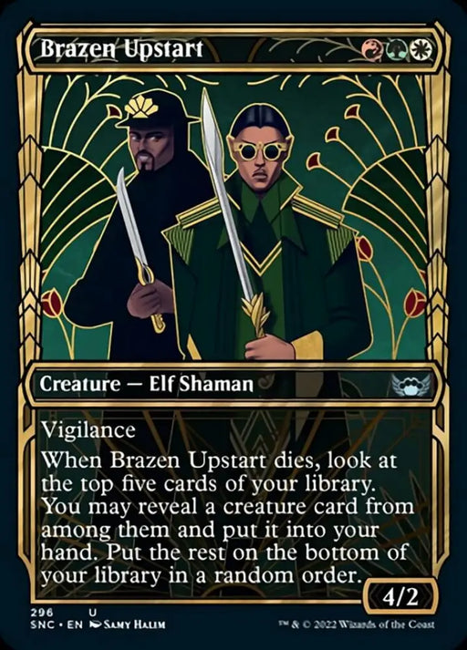 Brazen Upstart (Showcase Golden Age) [Streets of New Capenna] - MTG Single