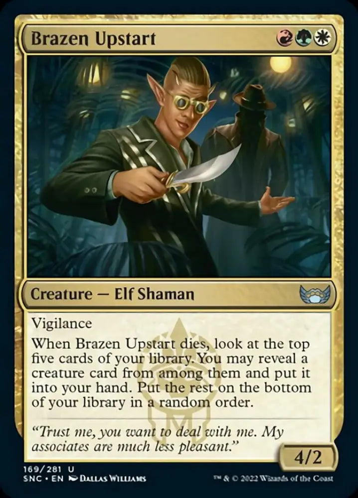 Brazen Upstart [Streets of New Capenna] - MTG Single