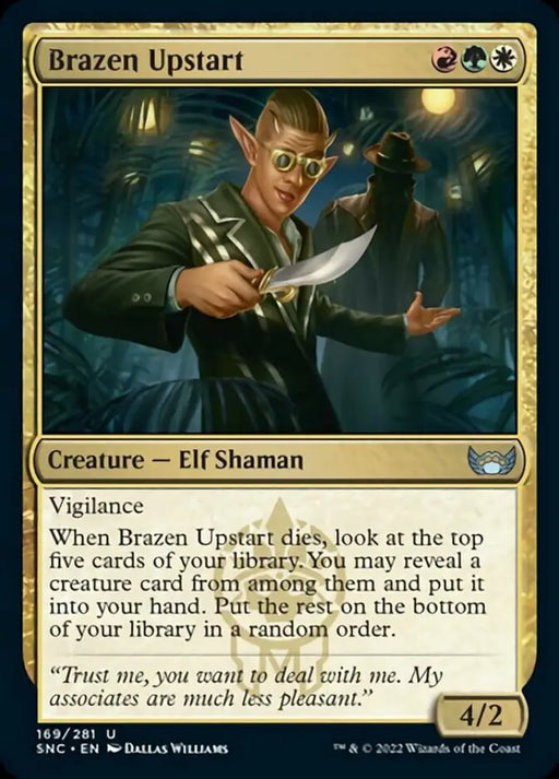 Brazen Upstart [Streets of New Capenna] - MTG Single