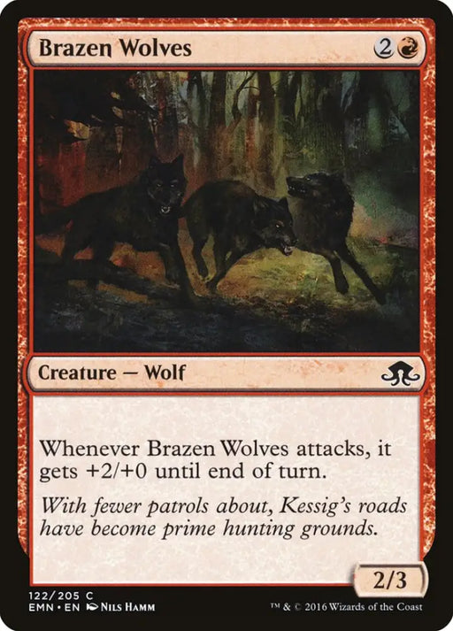 Brazen Wolves [Eldritch Moon] - MTG Single