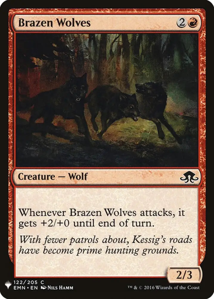 Brazen Wolves [Mystery Booster] - MTG Single
