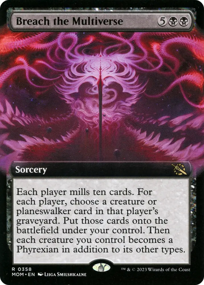 Breach the Multiverse (Extended Art) [March of the Machine] - MTG Single