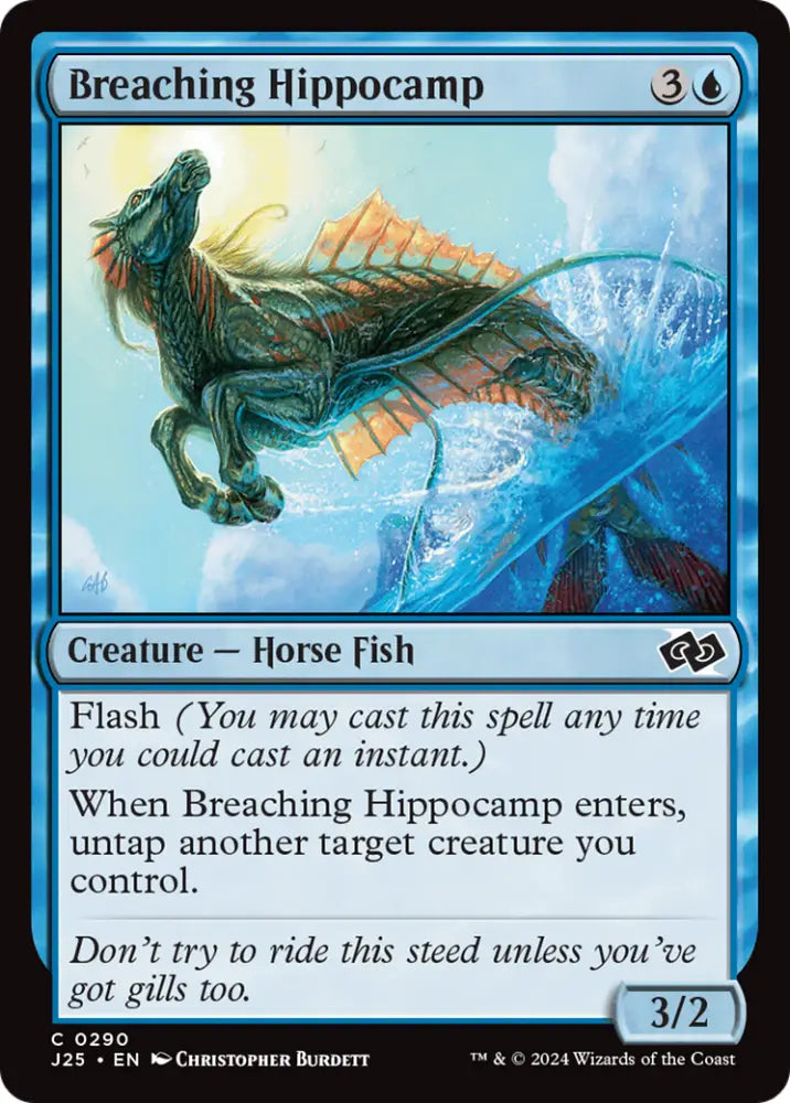 Breaching Hippocamp [Foundations Jumpstart] - MTG Single