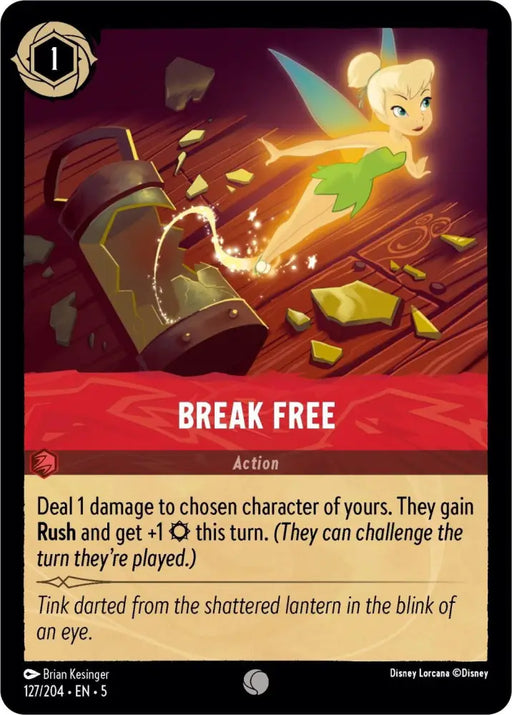 Break Free (127/204) [Shimmering Skies] - Lorcana Single
