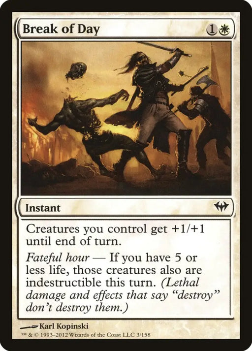 Break of Day [Dark Ascension] - MTG Single