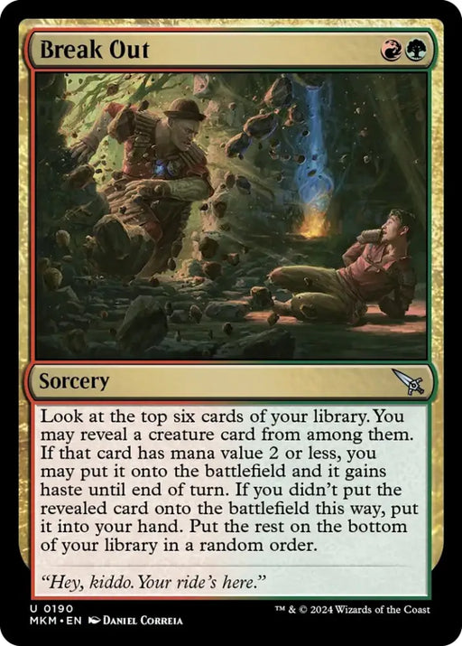 Break Out (Blue) [Murders at Karlov Manor] - MTG Single