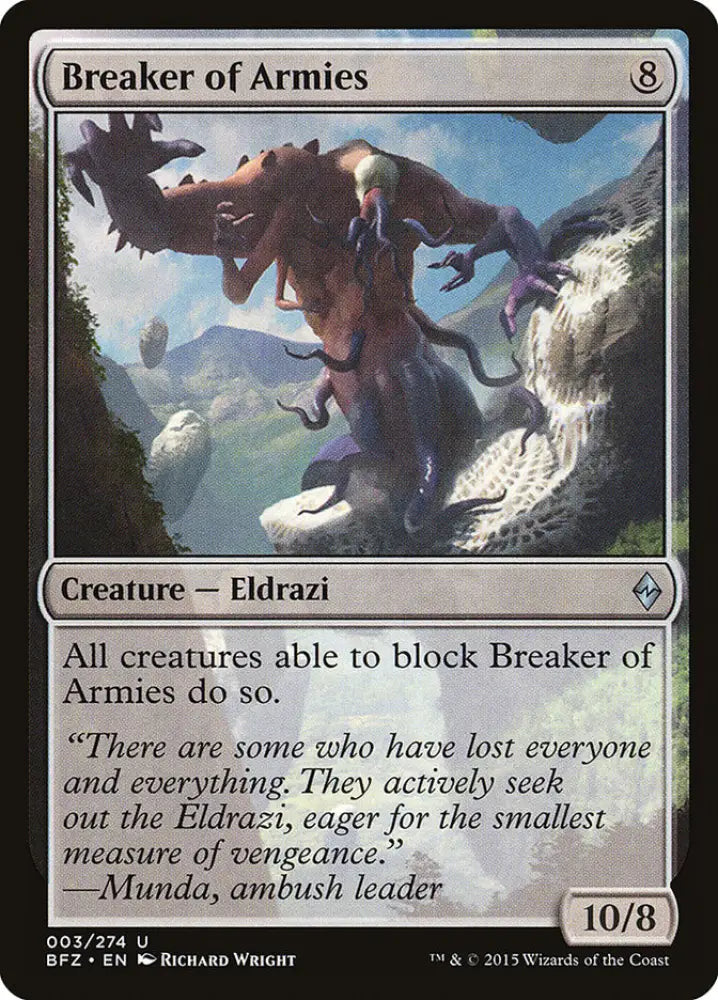 Breaker of Armies [Battle for Zendikar] - MTG Single