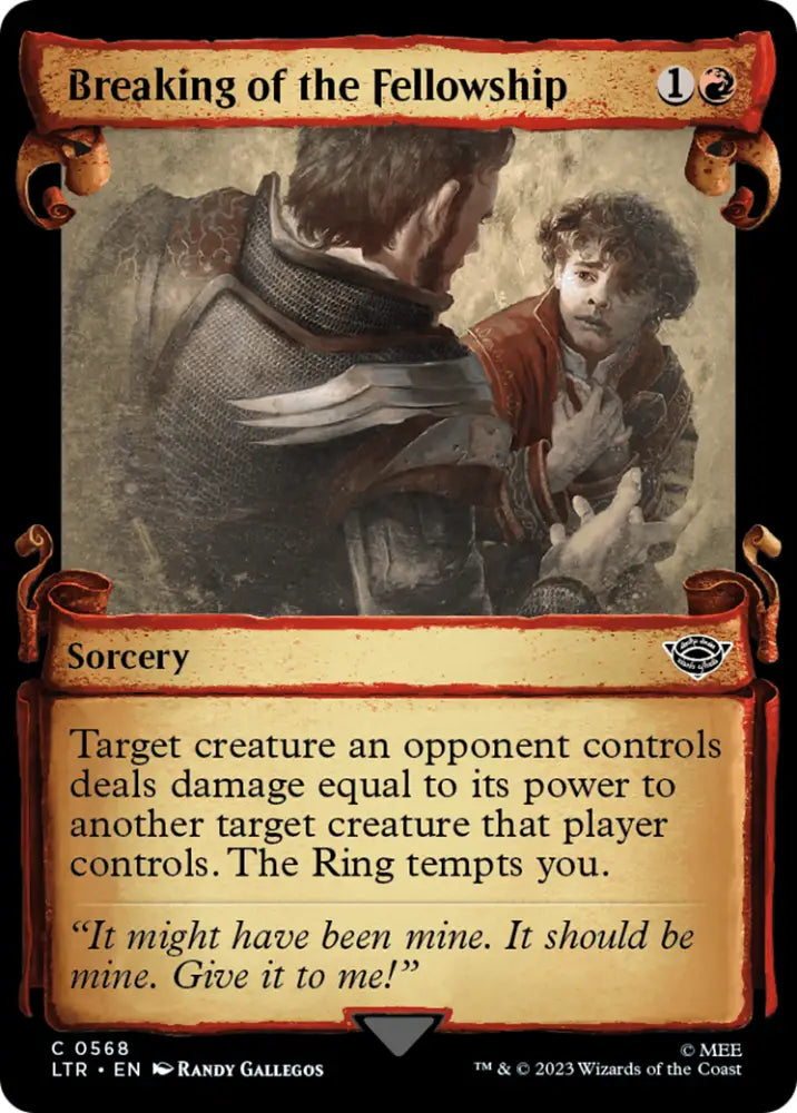 Breaking of the Fellowship [The Lord of the Rings: Tales of Middle-Earth Showcase Scrolls] - MTG Single