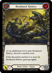 Breakneck Battery (Blue) [Welcome to Rathe Unlimited] Unlimited Rainbow Foil - Flesh And Blood Single
