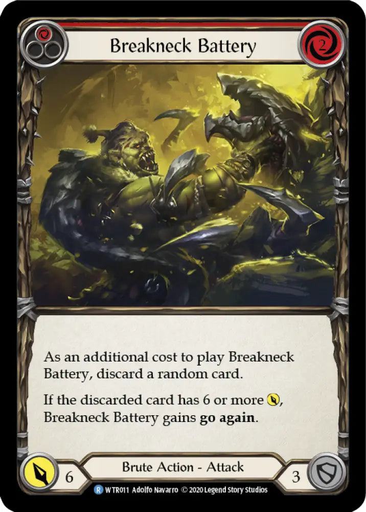 Breakneck Battery (Red) [Welcome to Rathe Unlimited] Unlimited Normal - Flesh And Blood Single