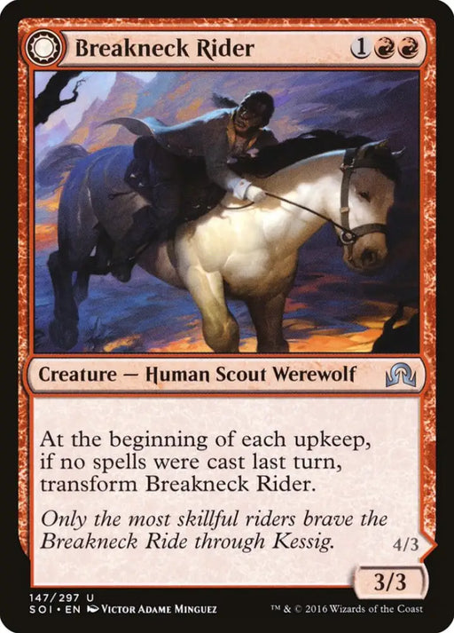 Breakneck Rider // Neck Breaker [Shadows over Innistrad] - MTG Single