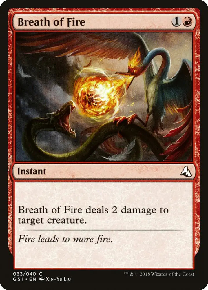 Breath of Fire [Global Series Jiang Yanggu & Mu Yanling] - MTG Single