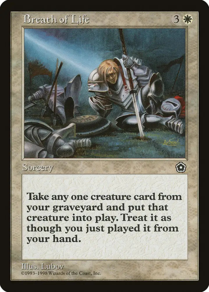 Breath of Life [Portal Second Age] - MTG Single