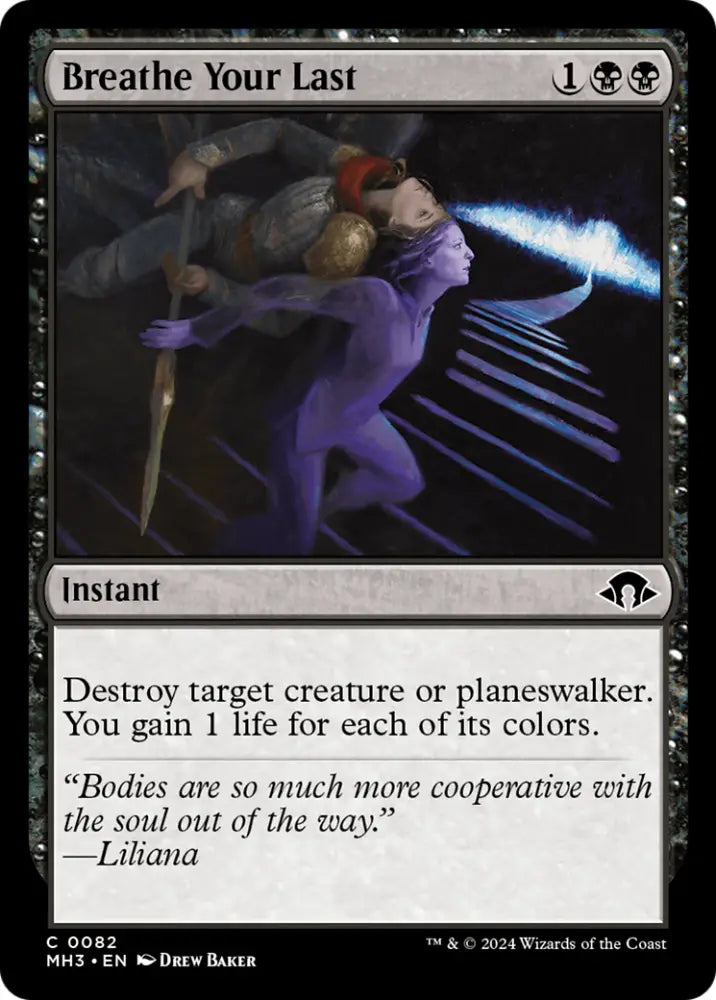 Breathe Your Last [Modern Horizons 3] - MTG Single