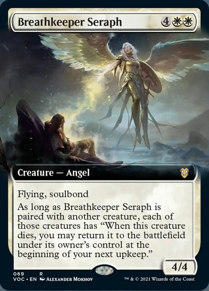 Breathkeeper Seraph (Extended Art) [Innistrad: Crimson Vow Commander] - MTG Single